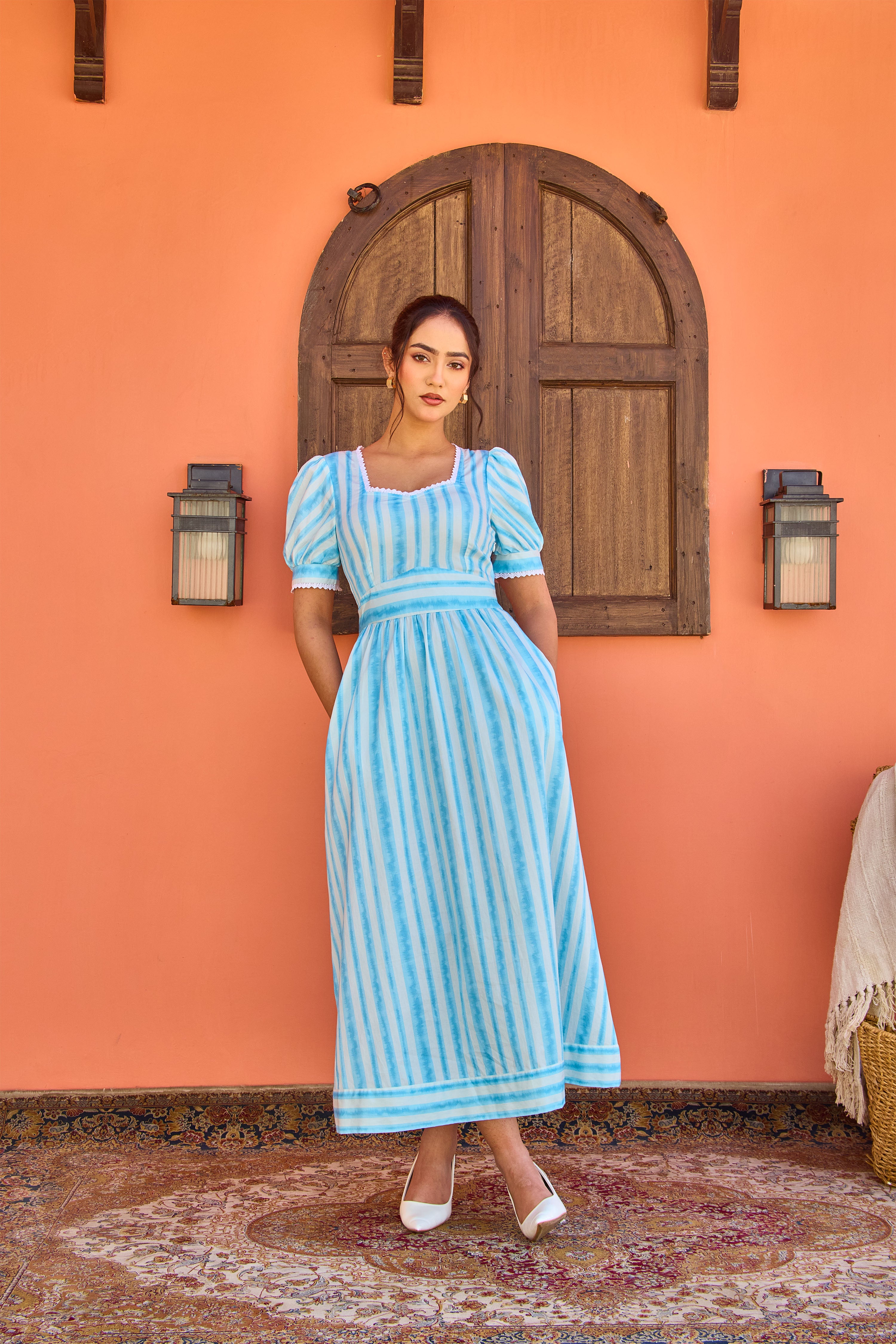 Jodhpur Stripe Katie Dress