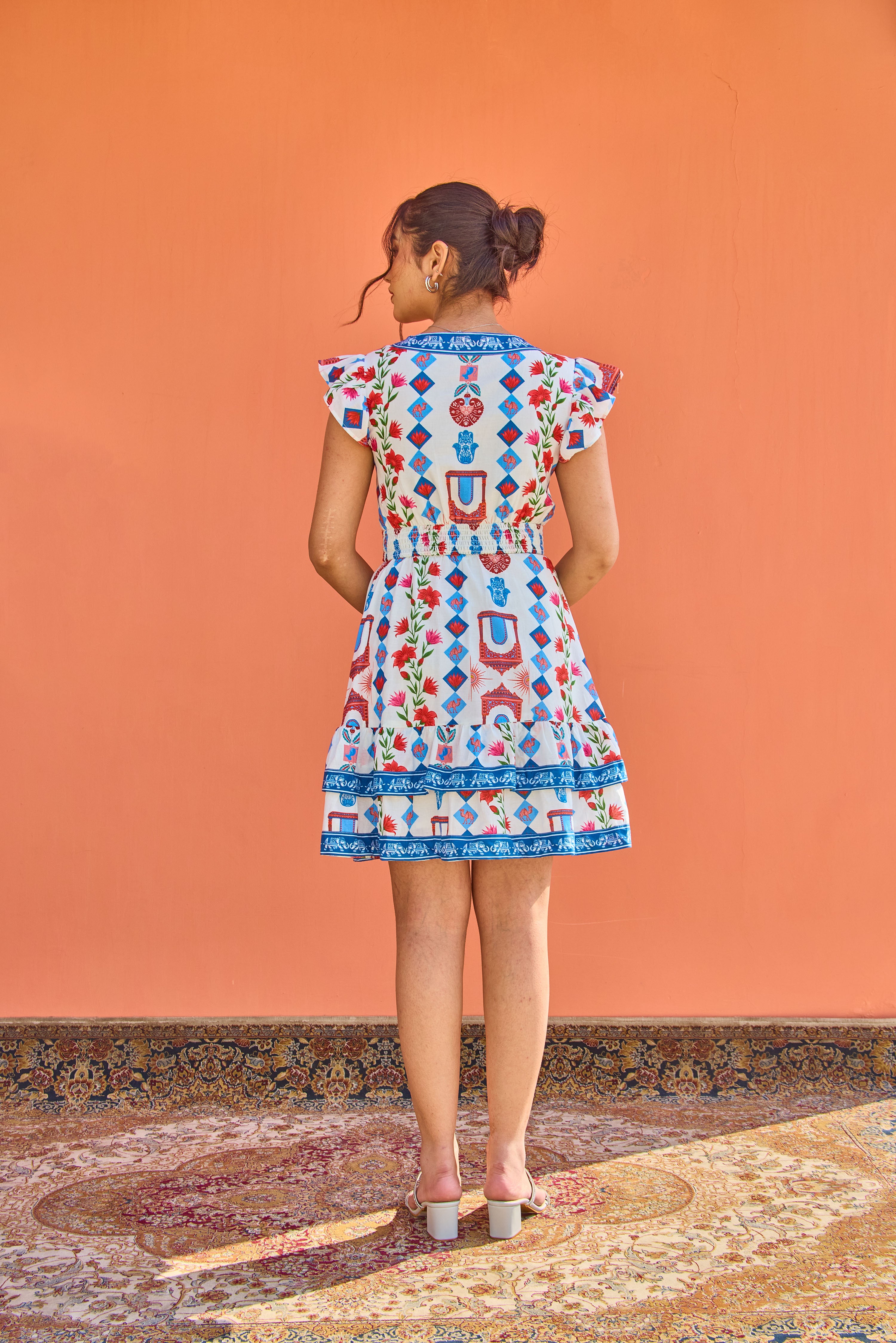 Kaba Temple Mini Dress