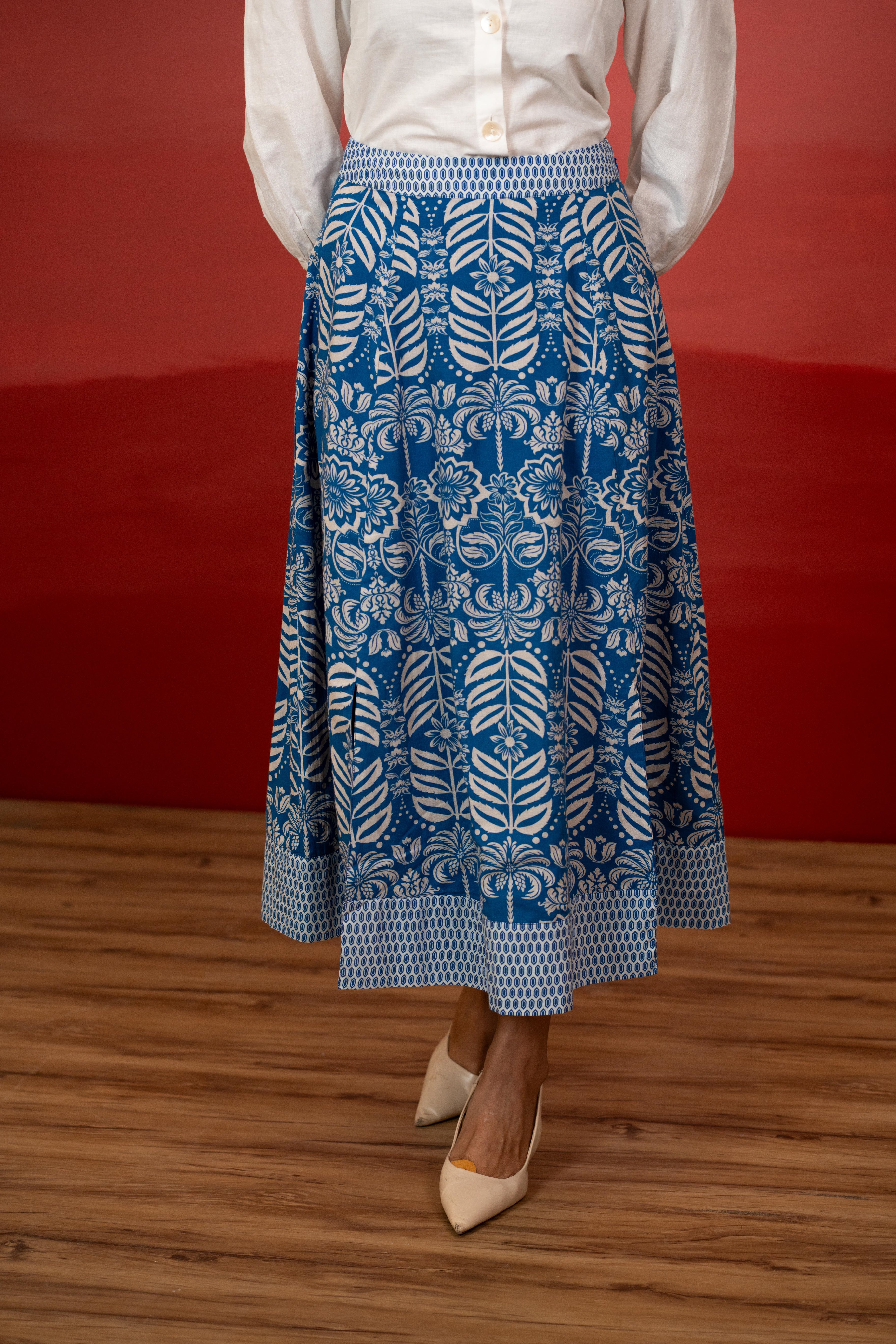 Indigo Tropic Amanda Skirt