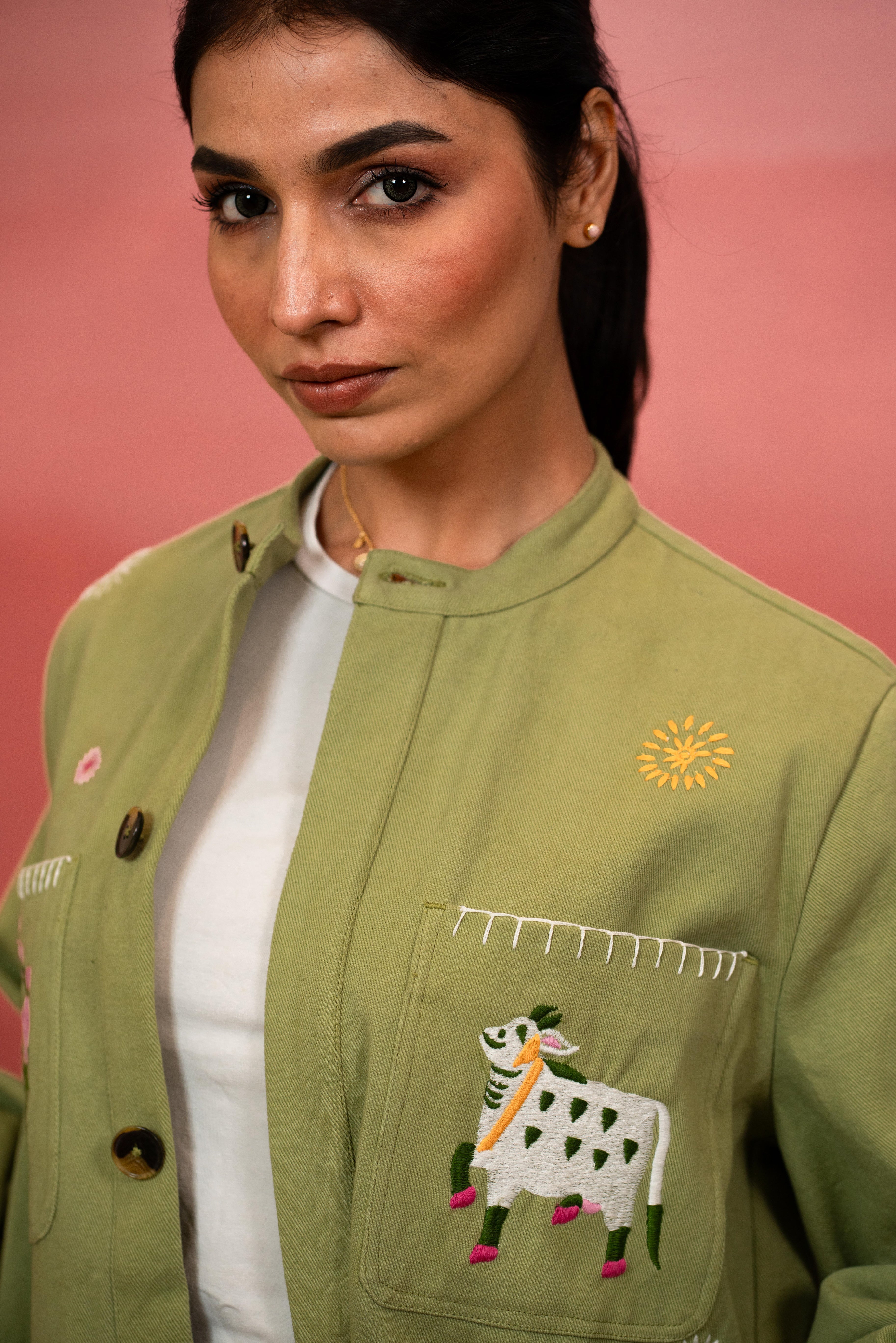 Indian Soul Khaki Jacket - PRE-ORDER