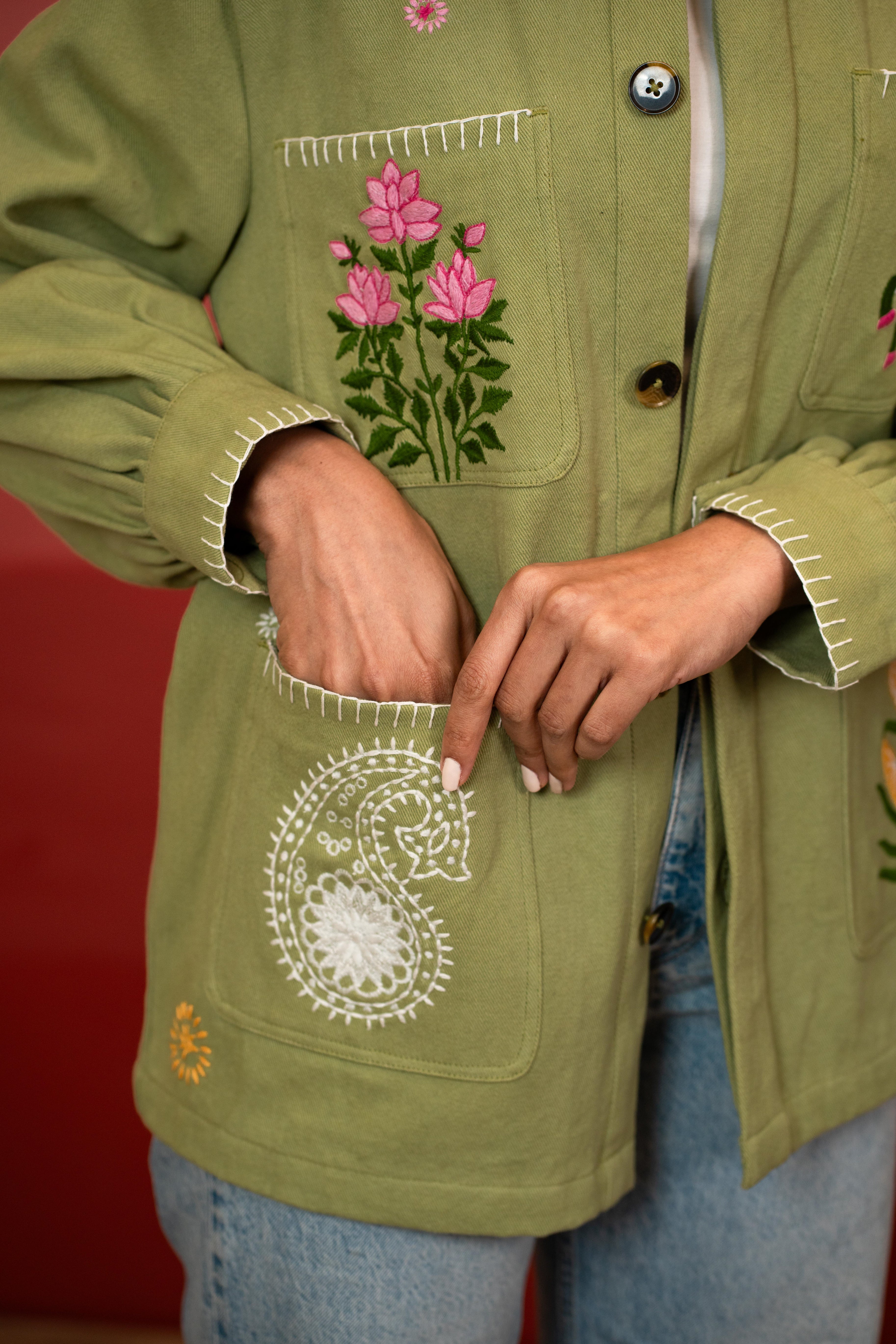 Indian Soul Khaki Jacket - PRE-ORDER