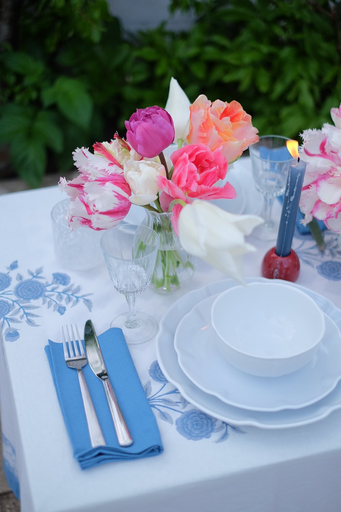 Sky Buta Tablecloth & Napkins