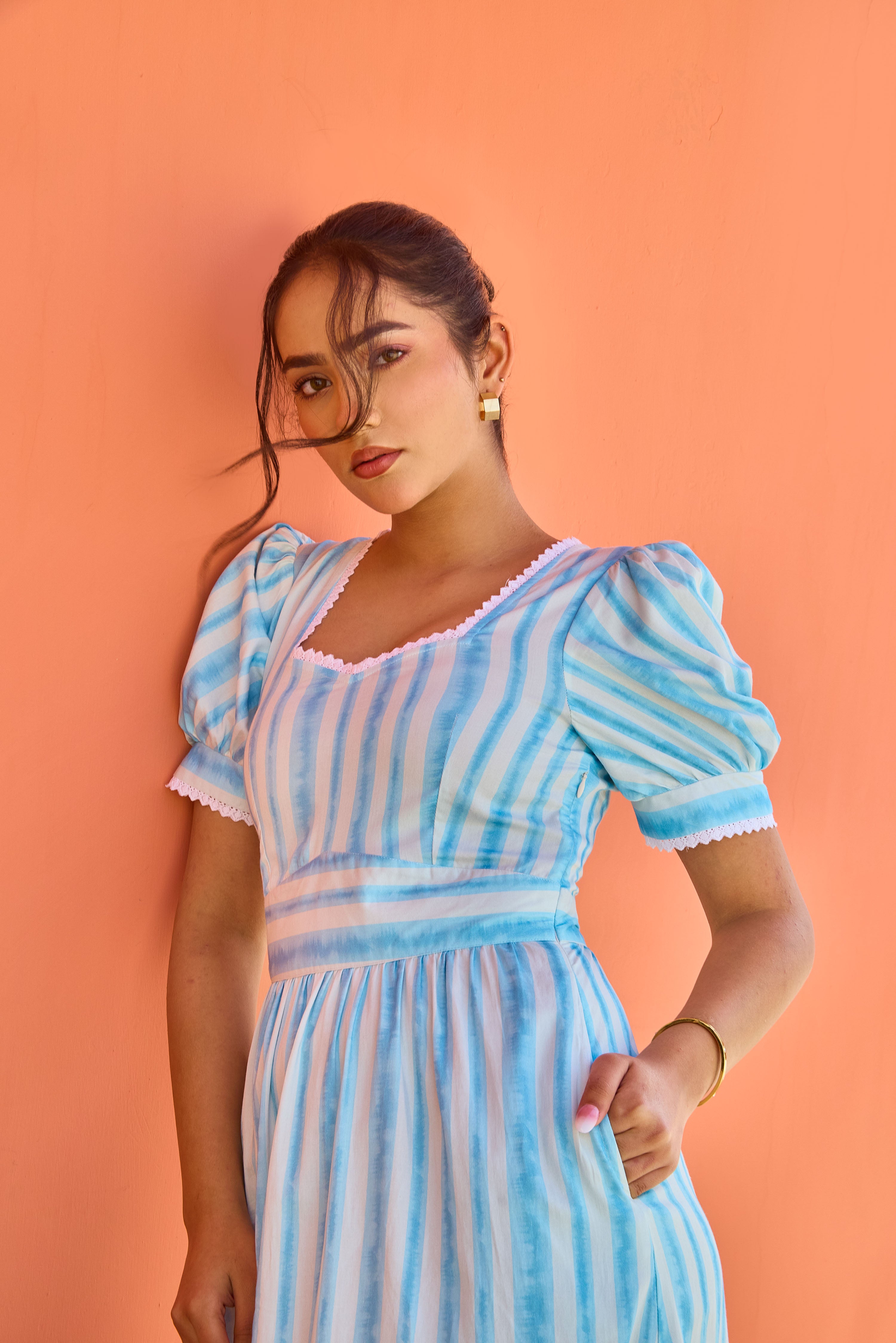 Jodhpur Stripe Katie Dress