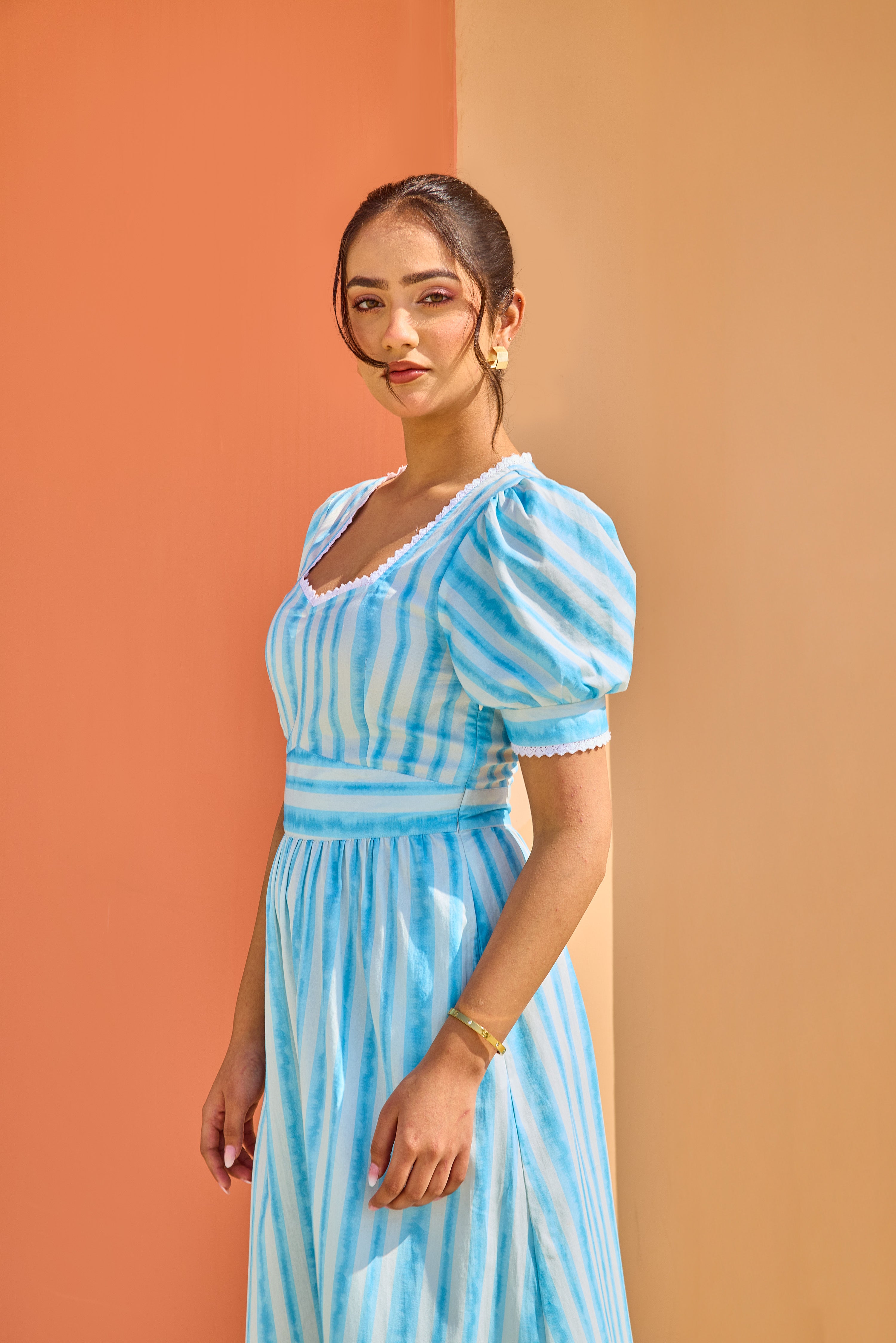 Jodhpur Stripe Katie Dress
