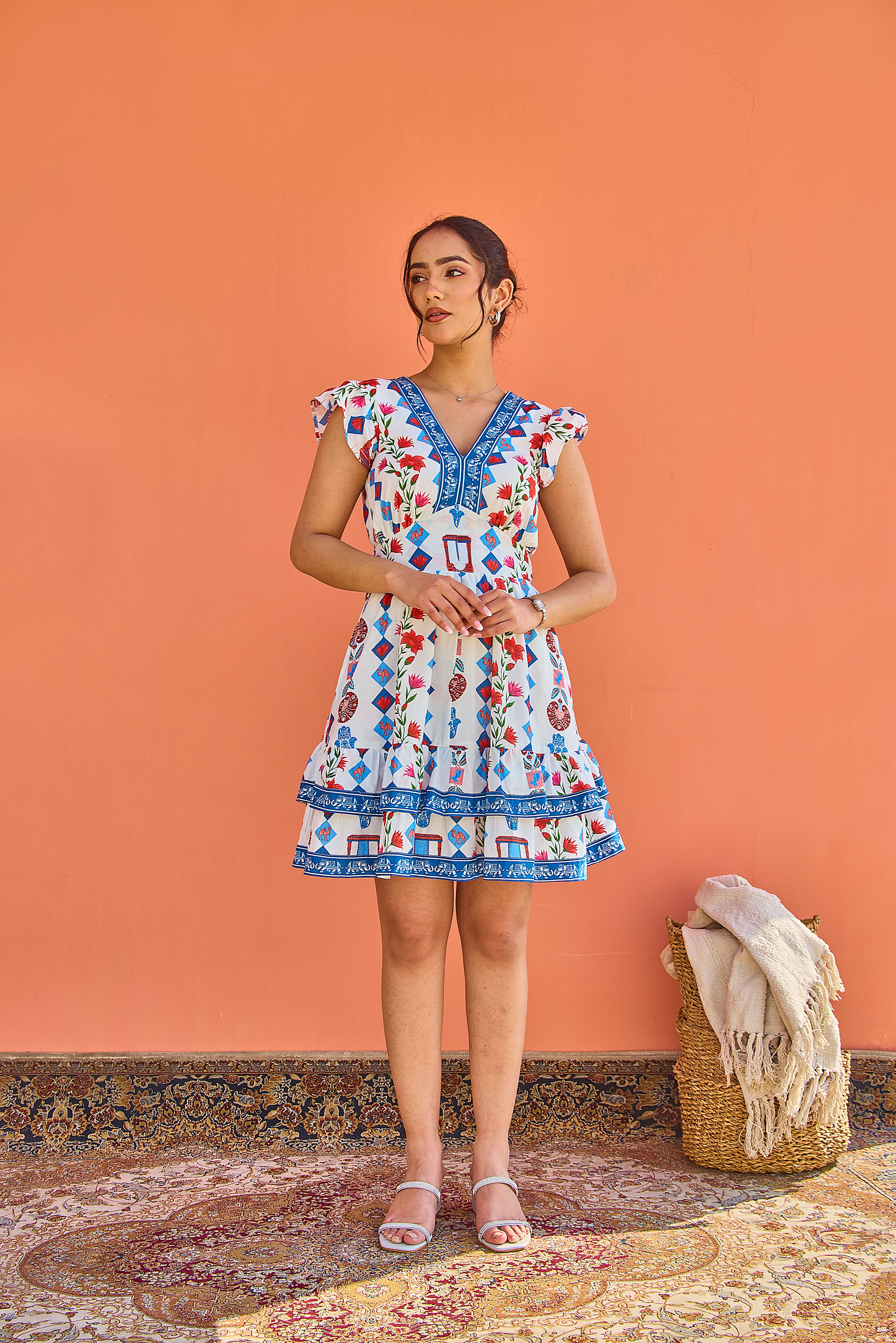 Kaba Temple Mini Dress