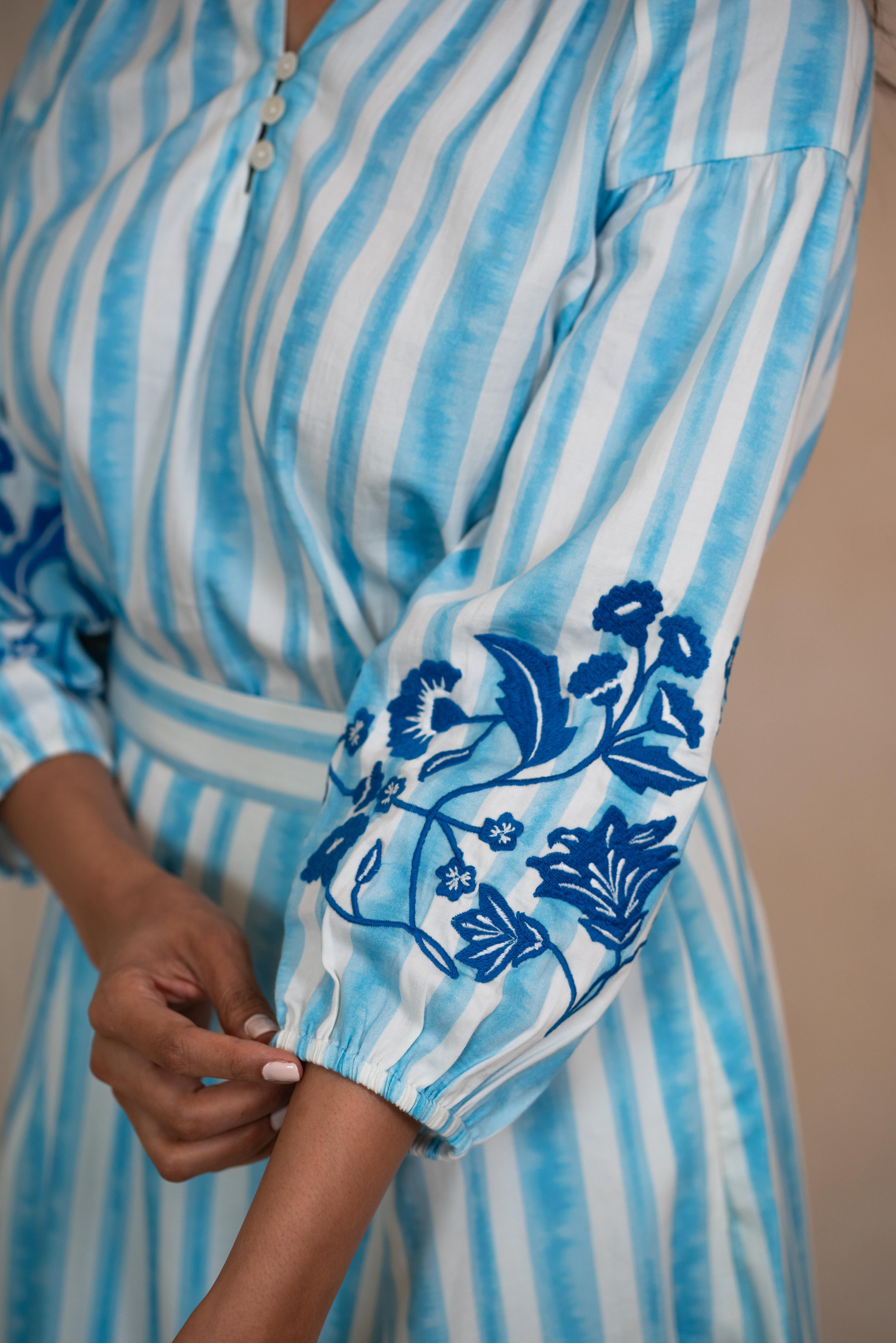 Jodhpur Stripe Bea Blouse