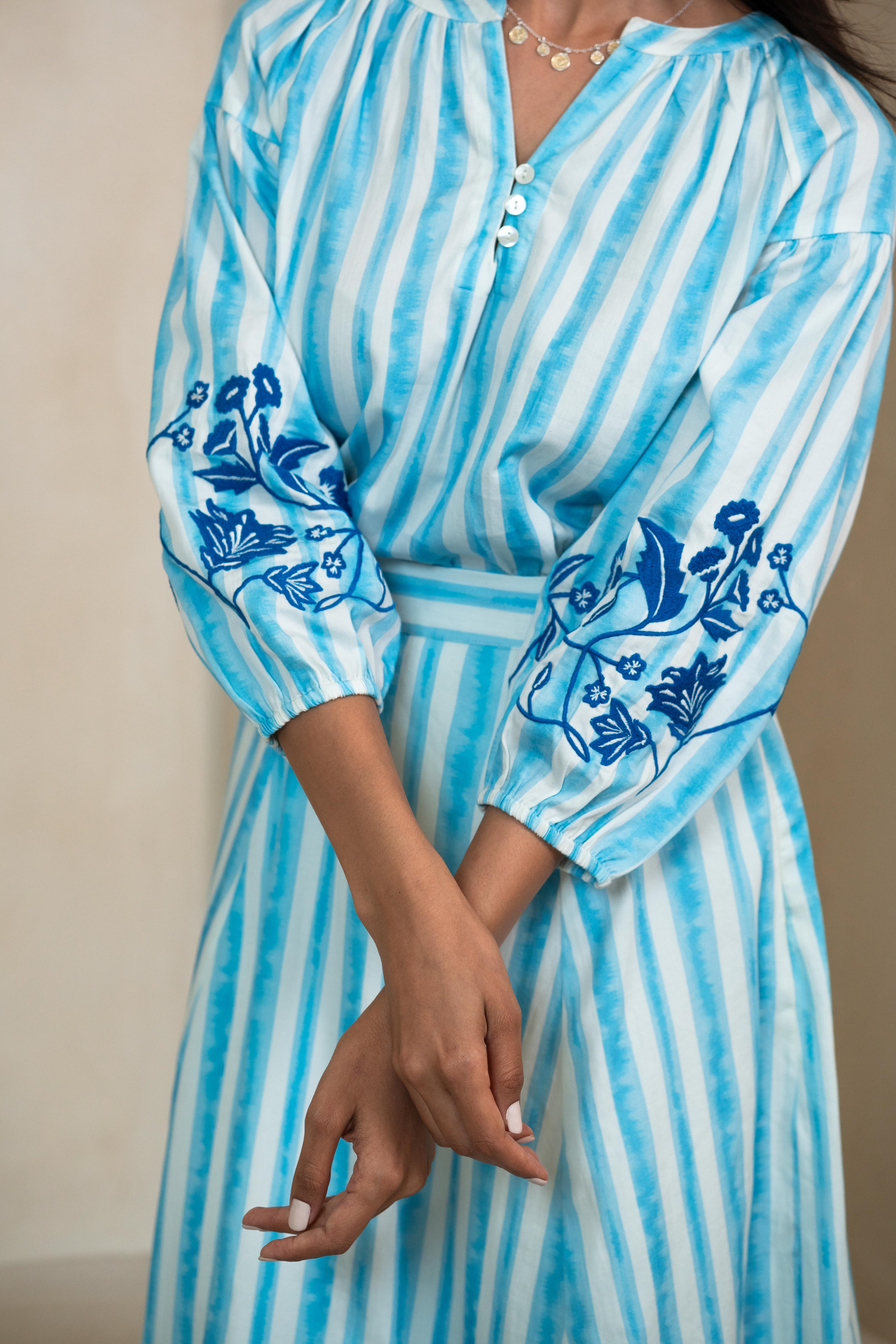 Jodhpur Stripe Bea Blouse