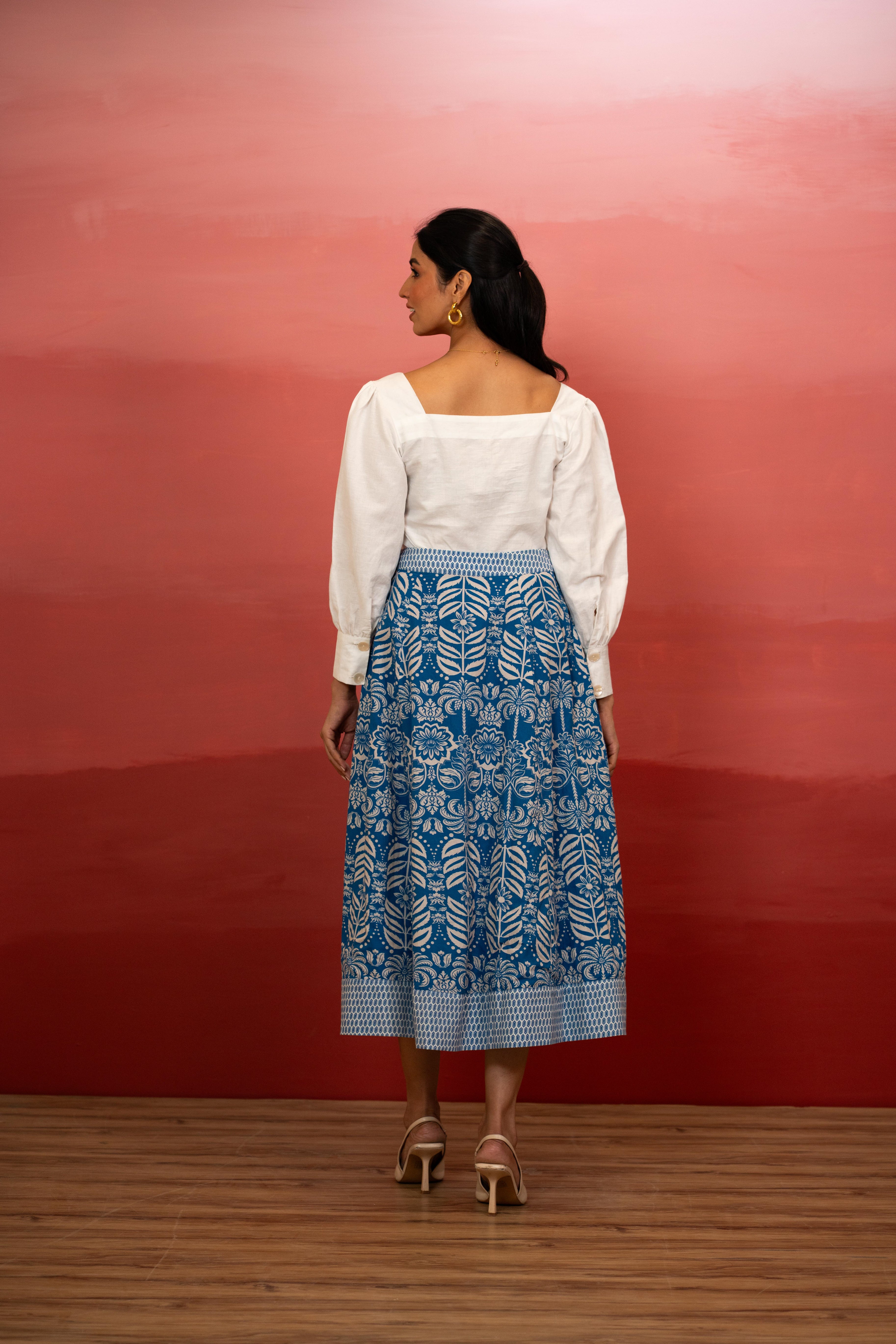 Indigo Tropic Amanda Skirt