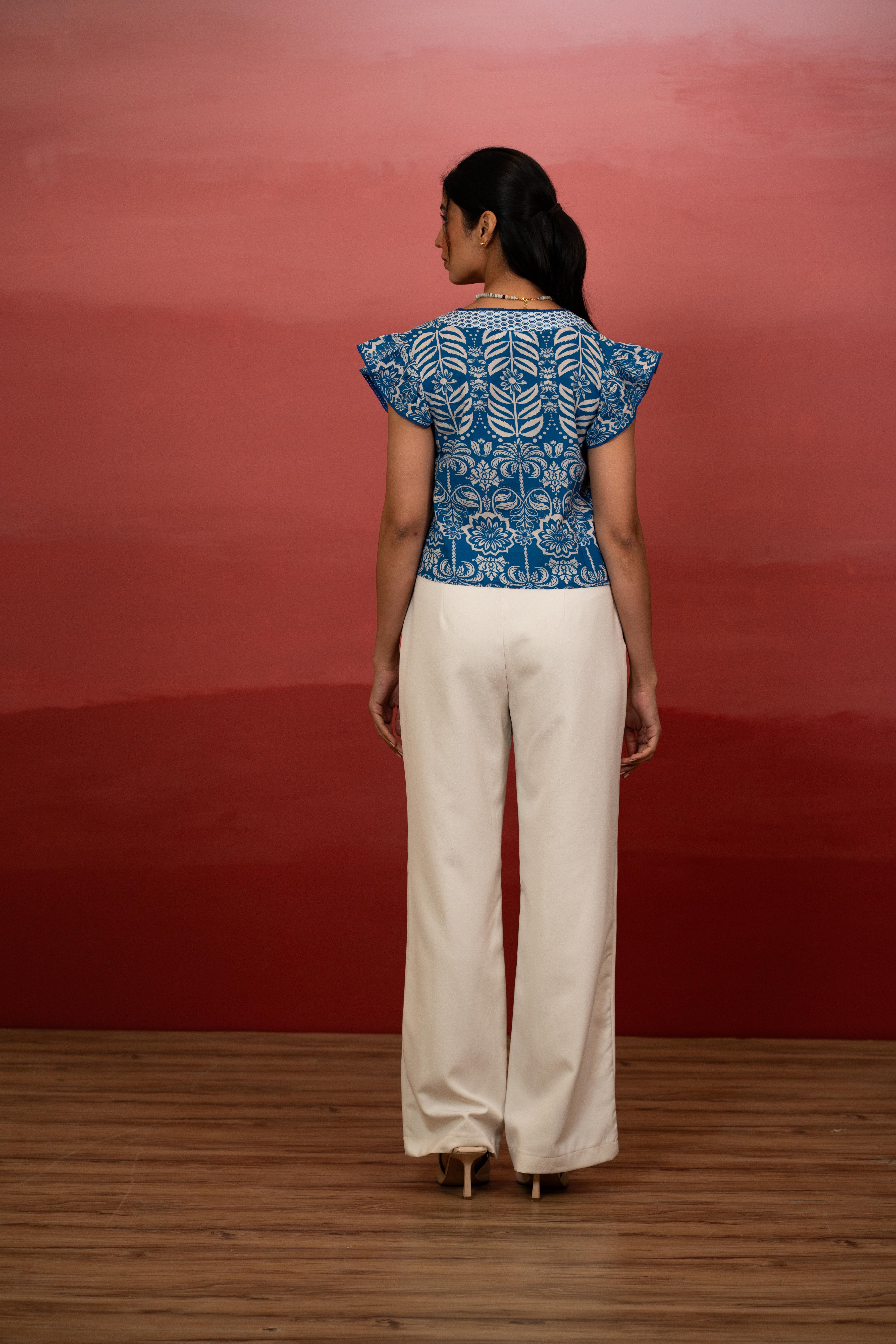 Indigo Tropic Inca Top