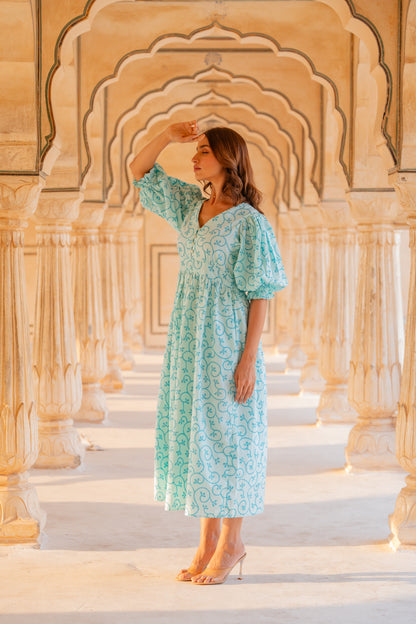 Sea Swirl Beatrice Dress